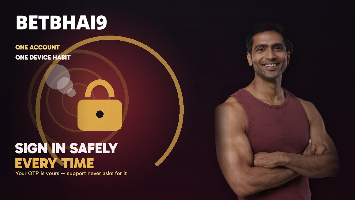 Signing in safely to a Betbhai9 ID with the OTP kept private